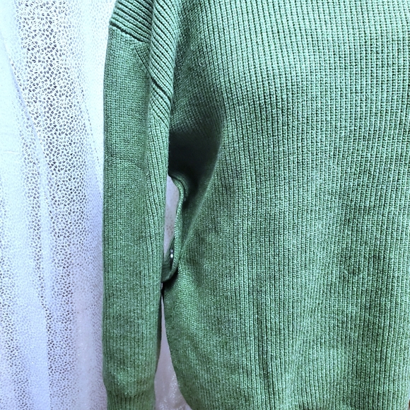 Plus Size Avacado Turtleneck with Split Sides  Plus Size - Picture 8 of 13